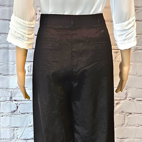 KIM ROGERS, cotton cropped black capri pants - Picture 10 of 13